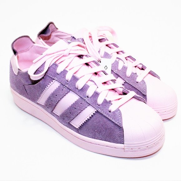 Adidas Superstar Minimalis Classic Shell Toe Purple on Pink Men's 7 NEW! - Picture 2 of 11